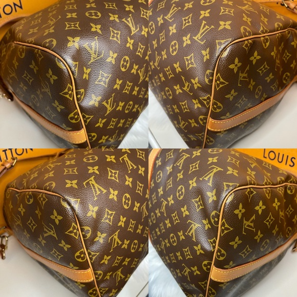 ❌SOLD❌ 🌸KEEPALL BANDOULIERE 55 TRAVEL BAG MONOGRAM - Picture 9 of 16